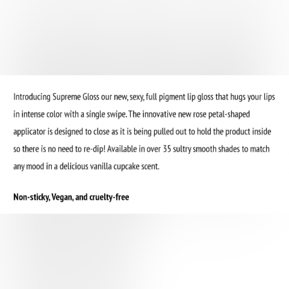 NIB🔥"Improper" 😍Beautiful 2024  Supreme Gloss by Jeffree Star💋 - Picture 7 of 11